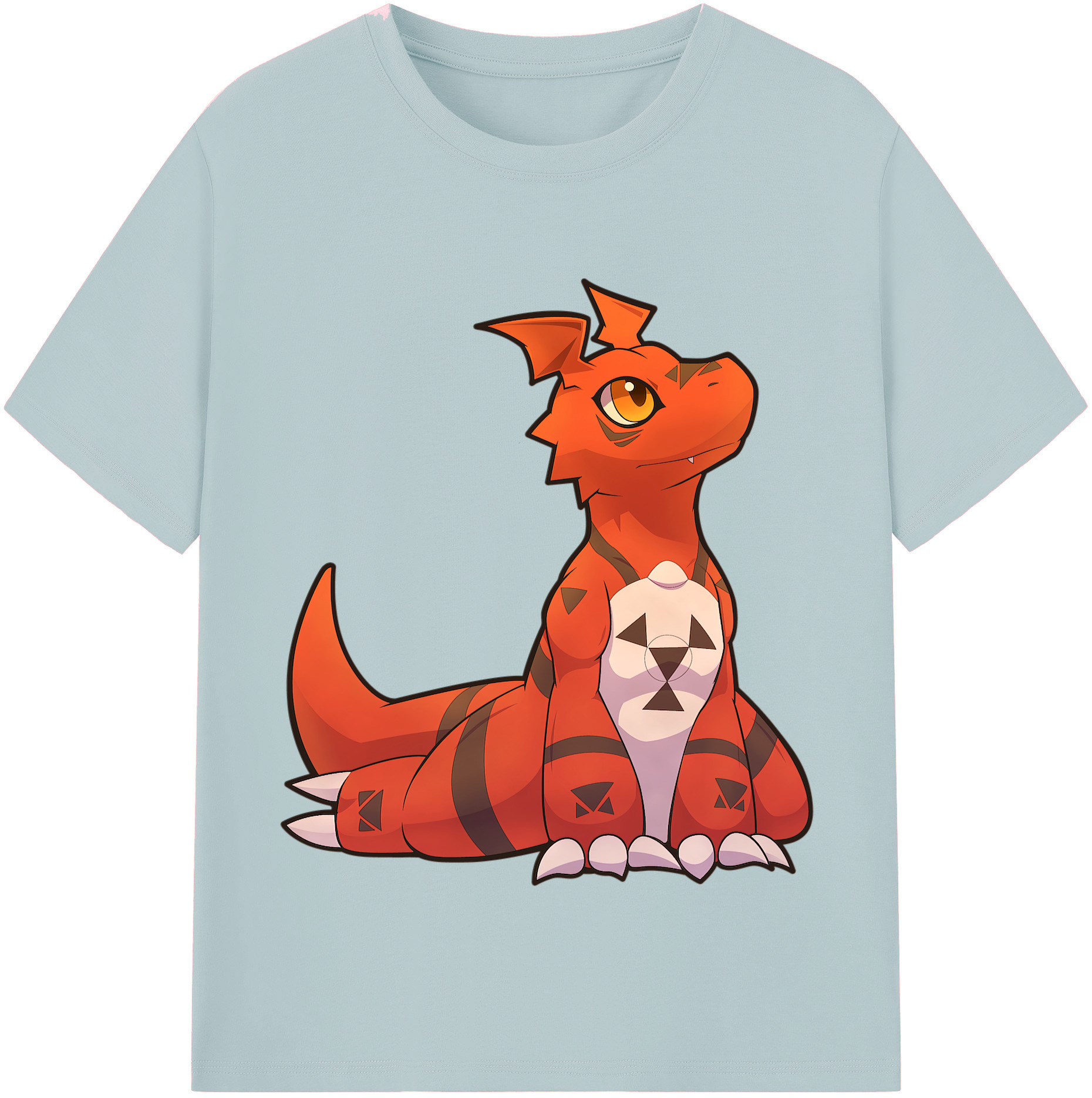 （画像用） Digimon デジタルモンスター/デジモン 綿100％半袖Tシャツ（フロントプリント）